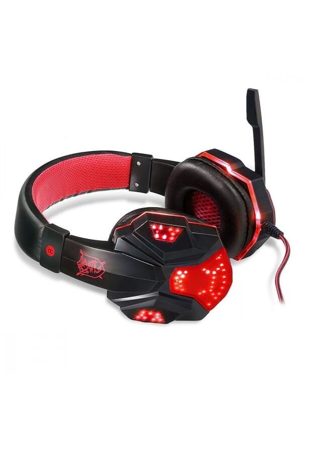 S-TOP سماعة سلكية موديل PC780 باللون الأحمر - Image 2