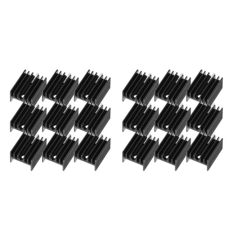 20 pcs Aluminum Heat Sink Module Cooler Fin for High Power Transistor Device - Image 3