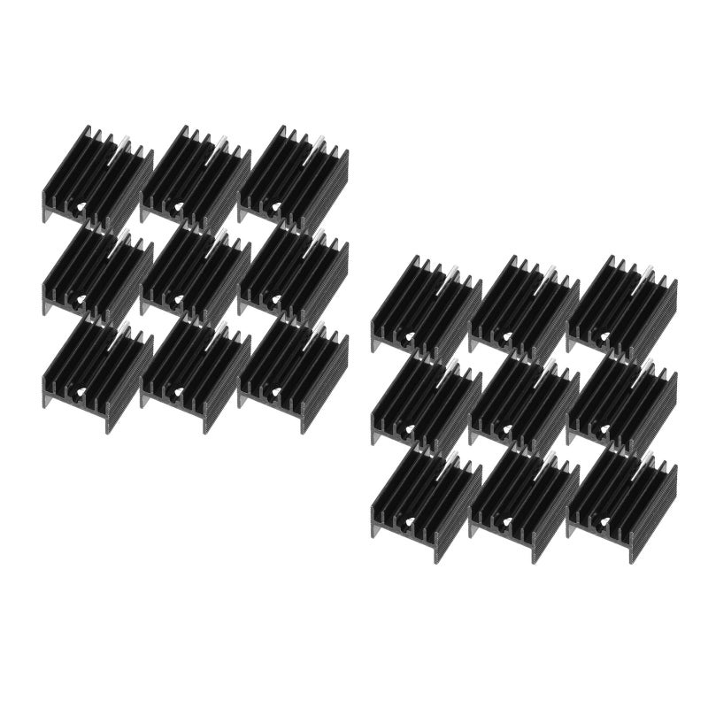 20 pcs Aluminum Heat Sink Module Cooler Fin for High Power Transistor Device - Image 1