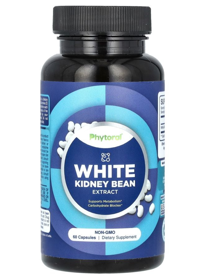 White Kidney Bean Extract 60 Capsules