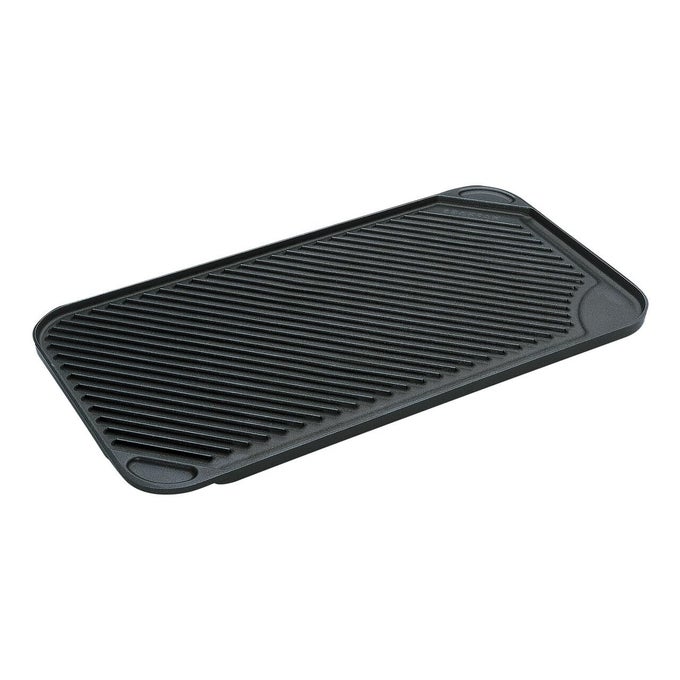 CLASSIC DOUBLEBURNER GRILL GRIDDLE 26 BLACK