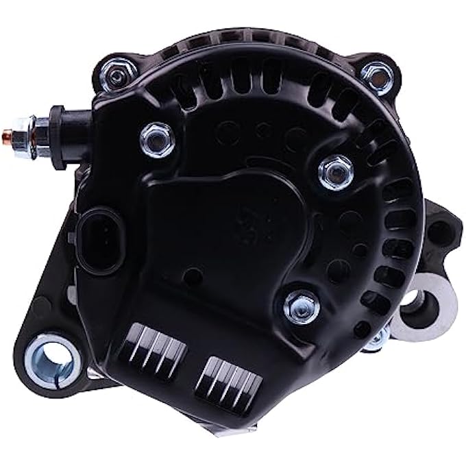 AIVWUMOT 12V 55A Alternator 8M0057693 8M0062515 8M0065239 AND0626 Compatible with Mercury Marine Outboards 150L 135HP 150HP 2012-On 4-Groove Pulley 64mm OD - Image 4