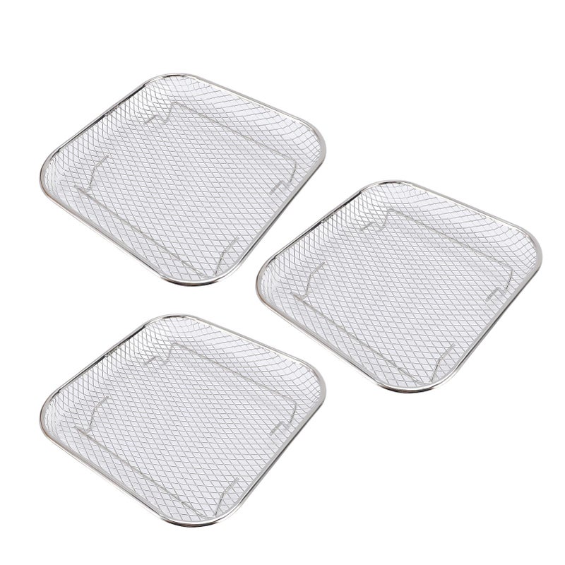 Fryer Rack Set Stable Detachable Stackable 304 Stainless Steel Square Fryer Dehydrator Stand 13 Accessories - Image 5