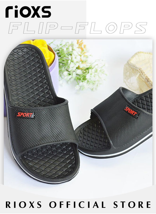 Unisex Shower Slippers, Anti-slip Flat Sliders, Soft Comfortable Flip Flops with Thick Sole, Ideal for Bathroom, Locker Room or Poolside Use - pzsku/ZEA985BE67C0F48D2340FZ/45/_/1729671107/9ac99c81-2e2a-445a-9eb6-7702ea9e77a7