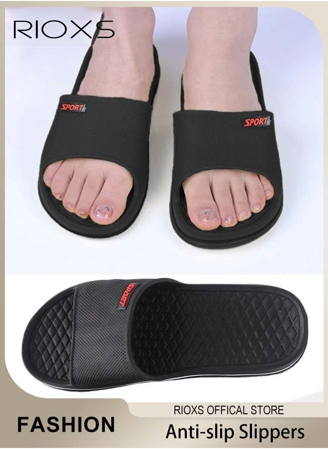 Unisex Shower Slippers, Anti-slip Flat Sliders, Soft Comfortable Flip Flops with Thick Sole, Ideal for Bathroom, Locker Room or Poolside Use - pzsku/ZEA985BE67C0F48D2340FZ/45/_/1729671116/3533e693-3e8c-464d-8cf9-05fc643fcf0a