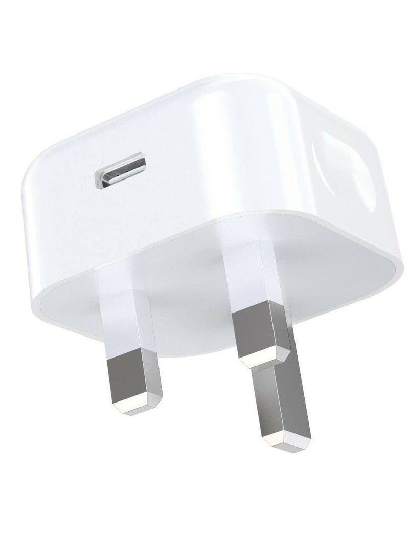 MUNTAQI Charger For Oppo A54 /A74 /A94 /A53 /A76 /A96 /A36 /A11s /K9x /Reno4 /Find X3 Lite Plug, 20W USB C Charger Plug Type C Fast PD Adapter Mains UK Wall Charger With Fast Charging Cable - Image 2