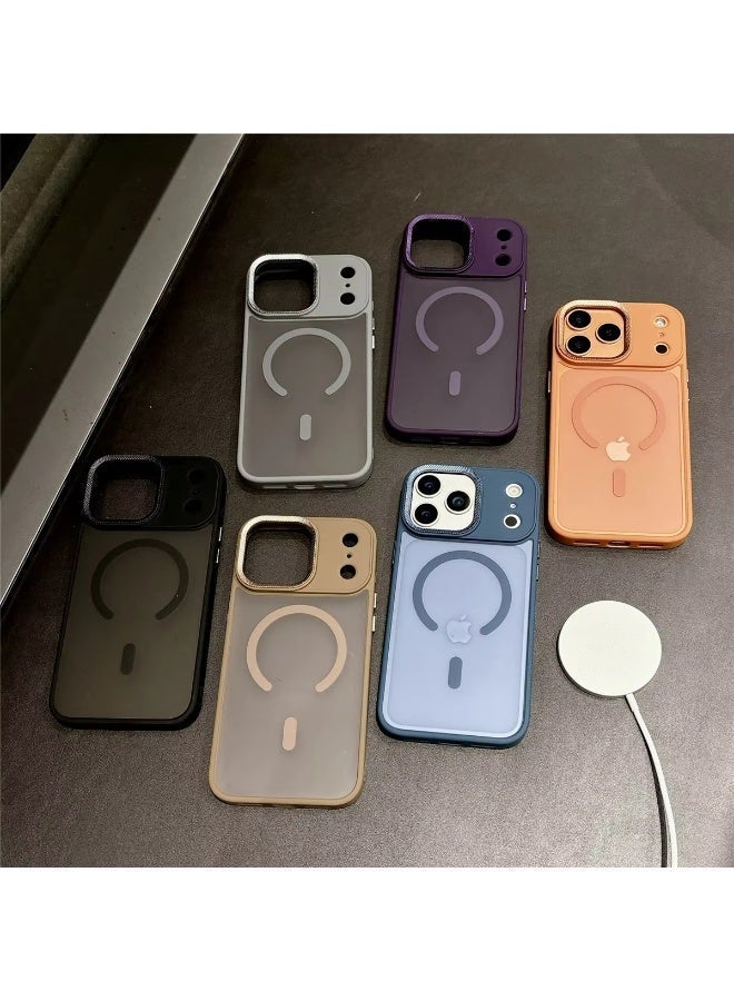 Magnetic Case for iPhone 17 Pro Max 6.9-Inch Compatible with MagSafe, Translucent Matte Back Slim Shockproof Phone Cover for iPhone 17 Pro Max - Image 2