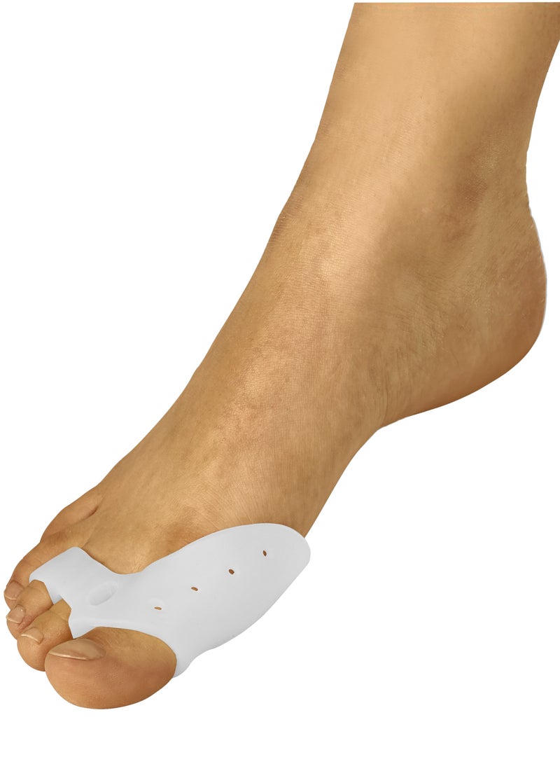 Bunion Cover Soft Separator – Reusable Toe Separator for Hallux Valgus – Prevents Calluses & Skin Irritation – Flexible, Hypoallergenic & Universal Fit (Left & Right Foot)
