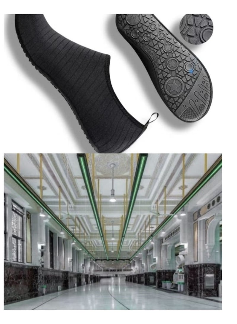 Umrah and Hajj slippers, Tawaf and Haram socks, non-slip for men and women , comfortable and light Size 38/39 - Image 5