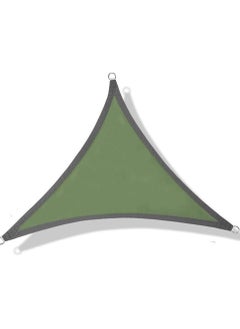 Triangle Sun Shade Sail for Patios 10' x 10' x 10' Outdoor Sun Protection Sunshades UV Block Shade Cover Canopy for Backyard Porch Pergola Lawn Garden Pool Beach Deck Park Carport Sand, Green - pzsku/ZEA9875B0E6C0A77FA707Z/45/_/1730281454/6e492660-1415-4dbd-8f43-c0fbe0c6a286