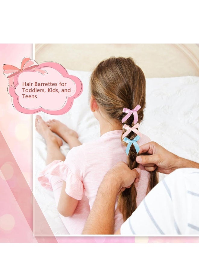 30 قطعة من مشابك الشعر على شكل فيونكة، مشبك شعر صغير للنساء والفتيات، مشابك شعر صغيرة لطيفة على شكل فيونكة ودبابيس شعر معدنية Y2K لضفائر المراهقين والحفلات الموسيقية على المسرح وأعياد الميلاد وأسلوب الباليه - Image 3