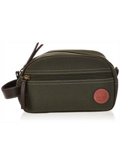 Men's Toiletry Bag Canvas Travel Kit Organizer, Olive, One Size