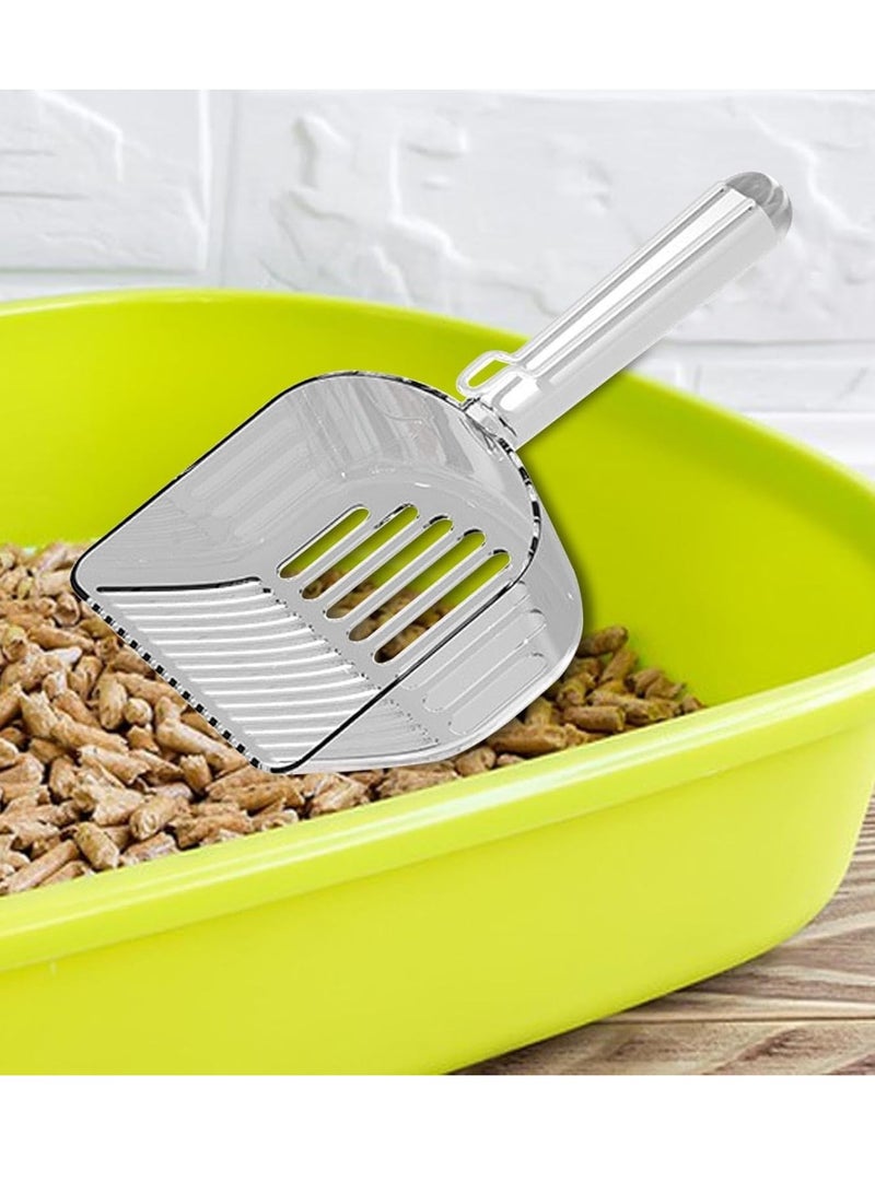 مغرفة فضلات الحيوانات الأليفة المحمولة مع مصفاة للقطط - Image 3