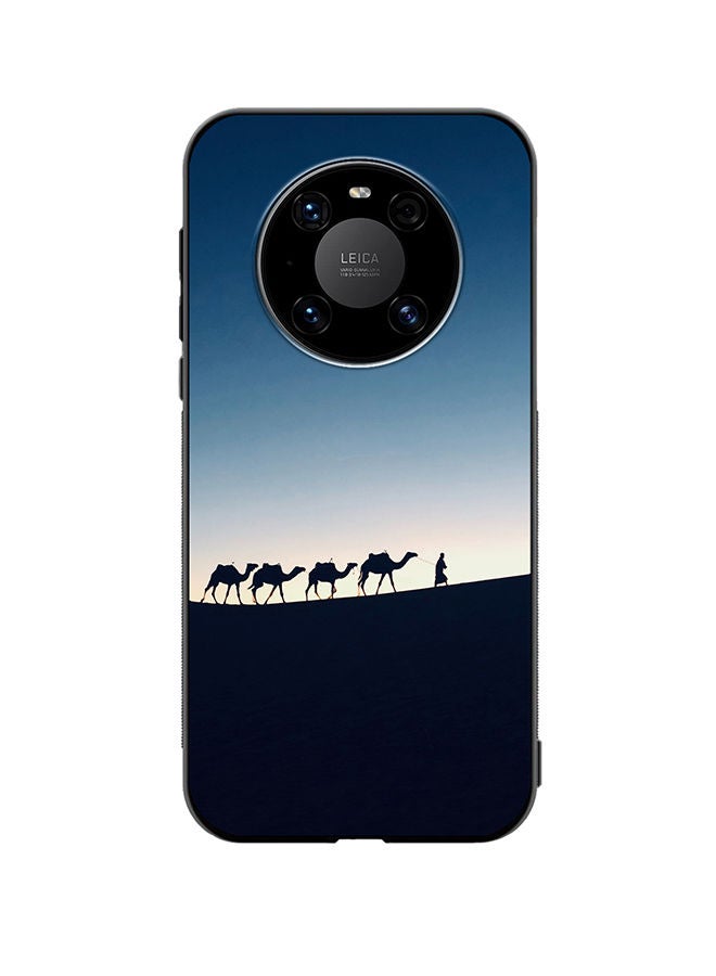 VR CREATIVE Protective Case Cover For Huawei Mate 40 Camel Walking Design Multicolour - Image 1