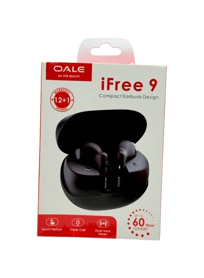 Oale iFree 9 Wireless Bluetooth Earbuds - Image 1