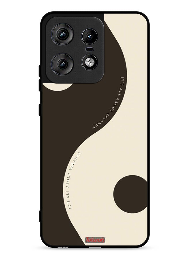 Tolwak Motorola Edge 50 Pro 5G Protective Case Cover Its All About Balance - Image 1