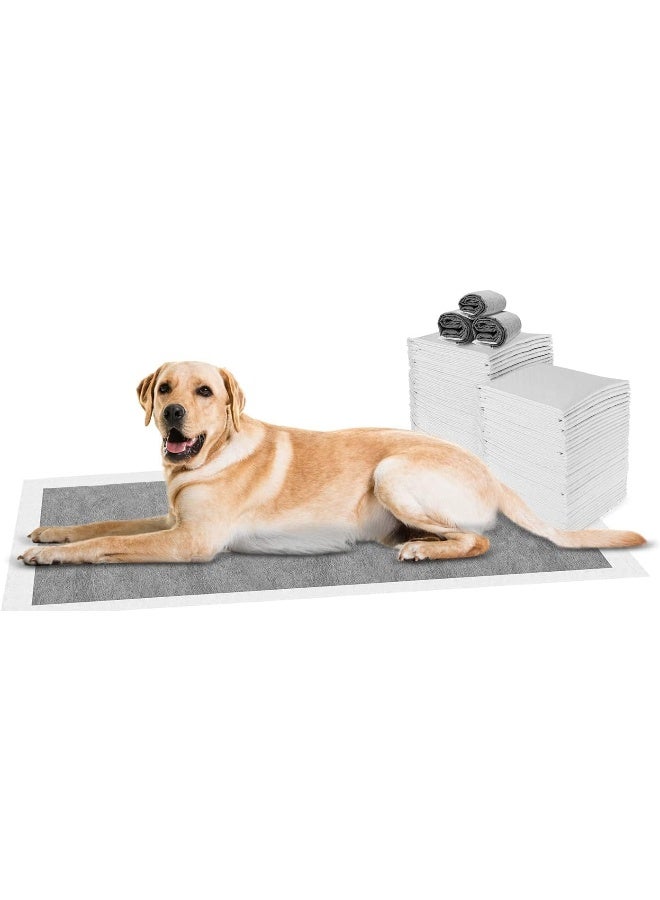 Mumoo Bear Carbon Large Puppy Training Pads Pack of 25, Super Absorbent Dog Pads, Odour Control Dog Pee Pad, Leak-Proof Disposable Fast Drying Pet Pads for Toilet, Training - 90 x 60cm (XL) - Image 1
