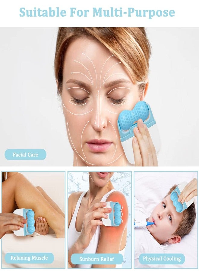 PrettyCare Ice Roller W+V shaped ice wheel Blue - Image 3