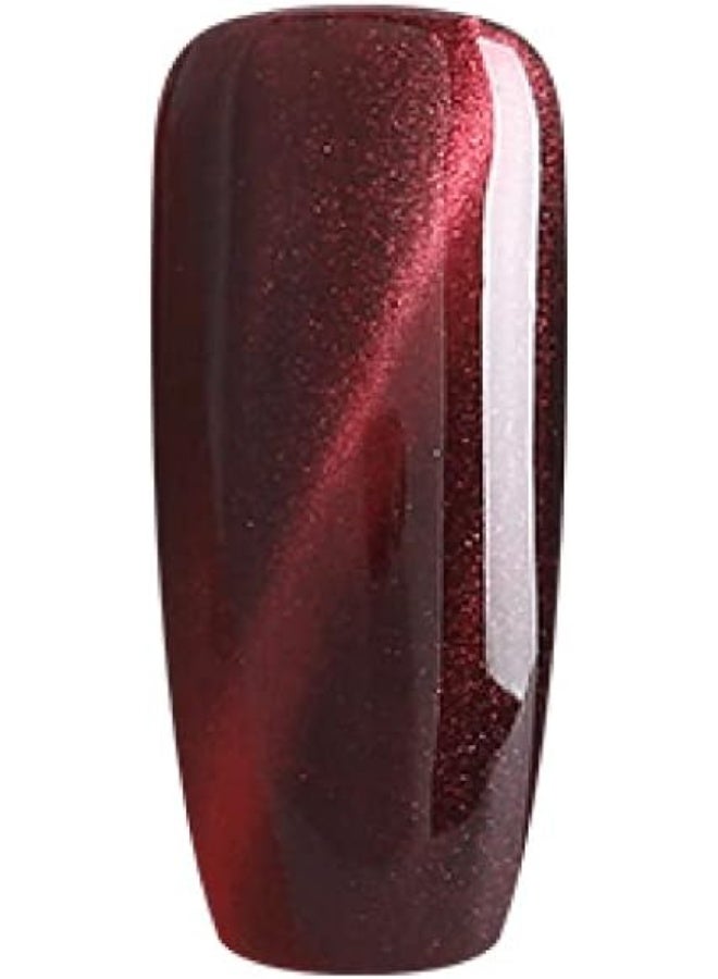 بلو سكاي طلاء أظافر جل عين القطة أحمر KA864 10 مل طلاء جل يتطلب المعالجة تحت مصباح LED بالأشعة فوق البنفسجية وقاعدة داكنة للحصول على التأثير الموضح في الصورة - Image 2