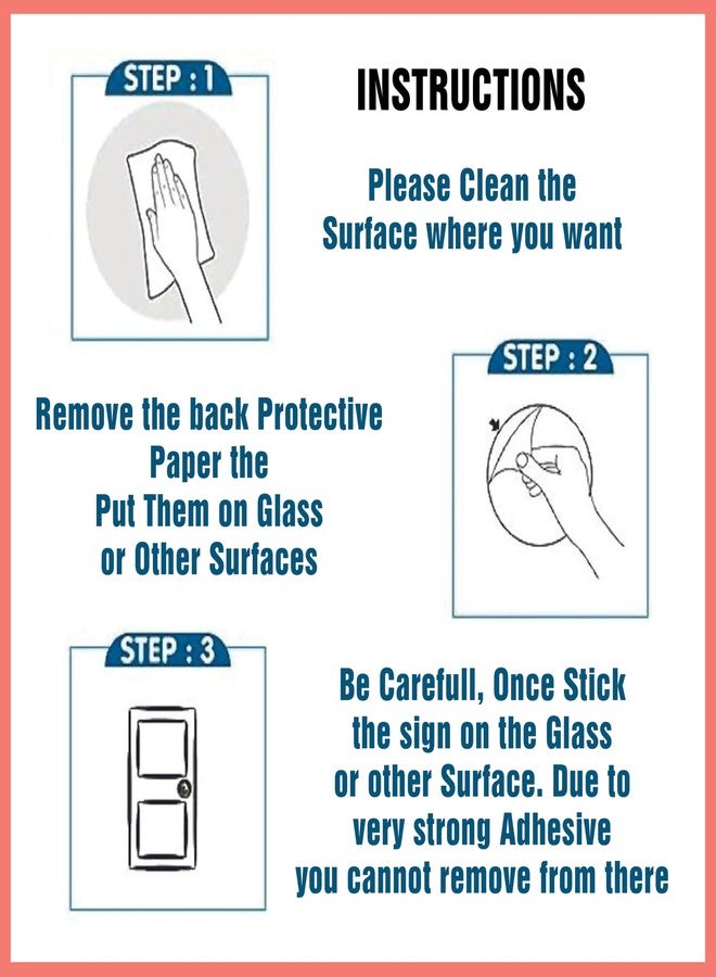 Twinster Beware Of Dog Sign Board For Home,Restaurants,Offices, Clinics Self-Adhesive Signage Set of 2 Stickers (Size :”6.00x8.00” Inches) (Design 1) - Image 5