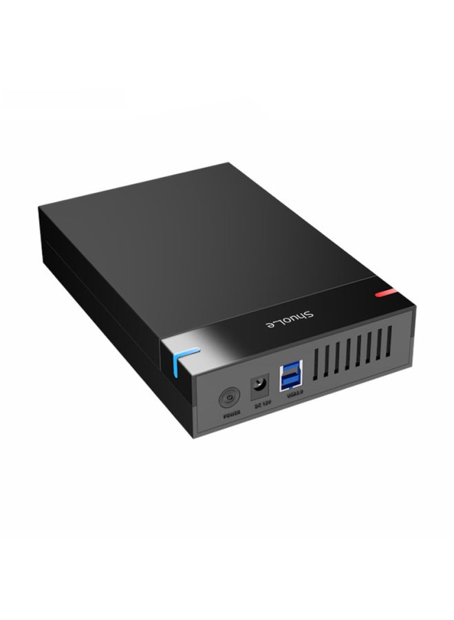 Shuole 3.5 Serial Desktop Hard Disk USB3.0 High Speed Transmission Tool-Free External Mobile Hard Disk Box-Color:SL-U35K3.0 Black Beauty Gauge - Image 2