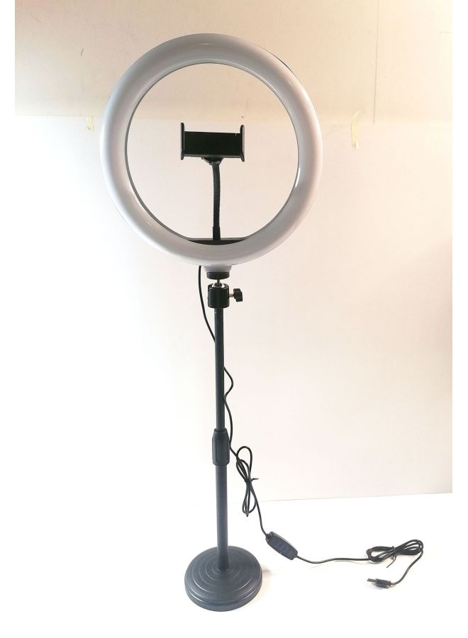 10-Inch Ring Light Selfie Beauty Lighting Kit LED Ring Light For Broadcasters Mobile Phone Photography And Live Streaming-Color:10 Inch Fill Light Desktop Round Cake Bracket - Image 1