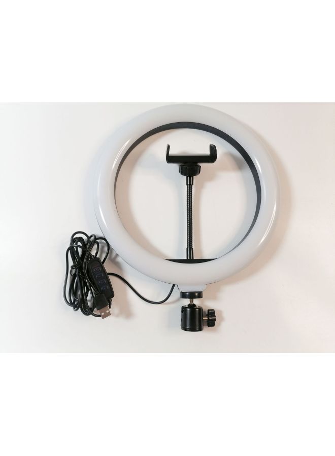 10-Inch Ring Light Selfie Beauty Lighting Kit LED Ring Light For Broadcasters Mobile Phone Photography And Live Streaming-Color:10 Inch Fill Light Desktop Round Cake Bracket - Image 5