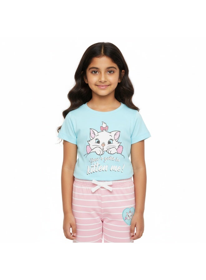 general PJ SET GIRLS DISNEY SHORT SLEEVE & LONG PANT - Image 1