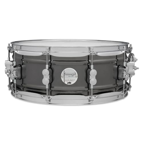 Pacific Drums PDP Concept Series Black Nickel Over Steel Snare Drum 5.5"X14" - Image 1