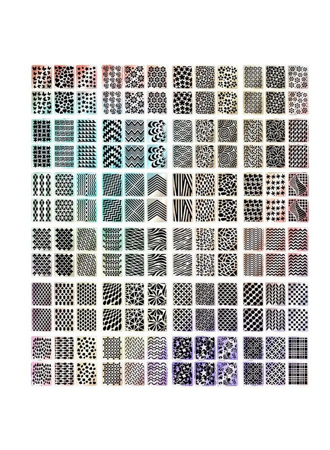 GOGOONLY 144 Pieces Nail Vinyls Stencil Stickers Set 24 Sheets 72 Different Designs Cute Easy Nail Art Nail Vinyls Nail Stencil Sheets Bh000807 - Image 1