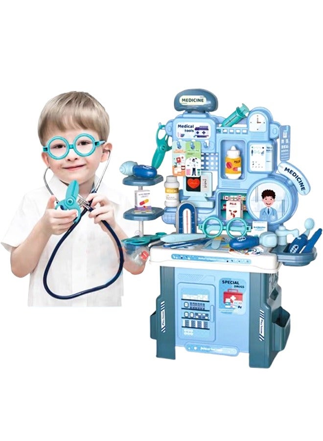 Children Pretend Play Toys, Doctors Play Sets with Various Medical Tools, Ideal for Early Learning and Fun - Image 1