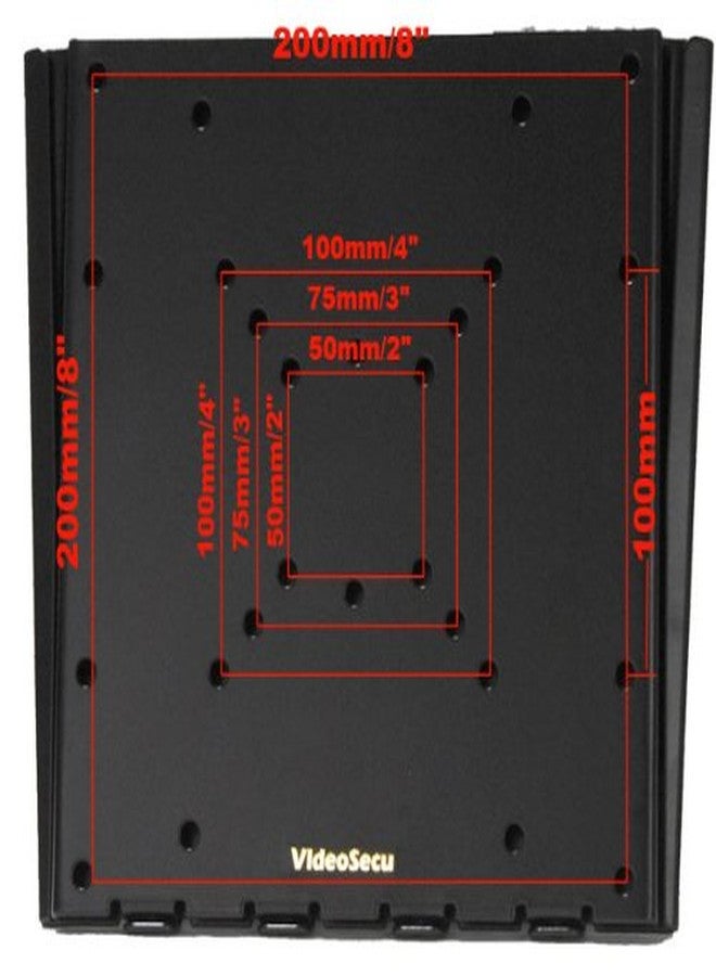 VideoSecu TV Wall Mount Flush Ultra Slim Bracket for Most 27"-47" LCD LED Flat Panel Screen Monitor TV VESA 200mm, 200x100mm, 100mm ML206B 1QG - Image 5
