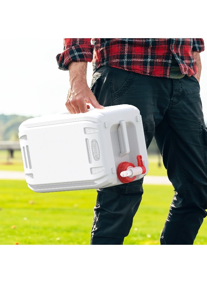 Cosmoplast 20 Liters Water Tank L 24 x W 22 x H 45 cm- (White)  - Image 4