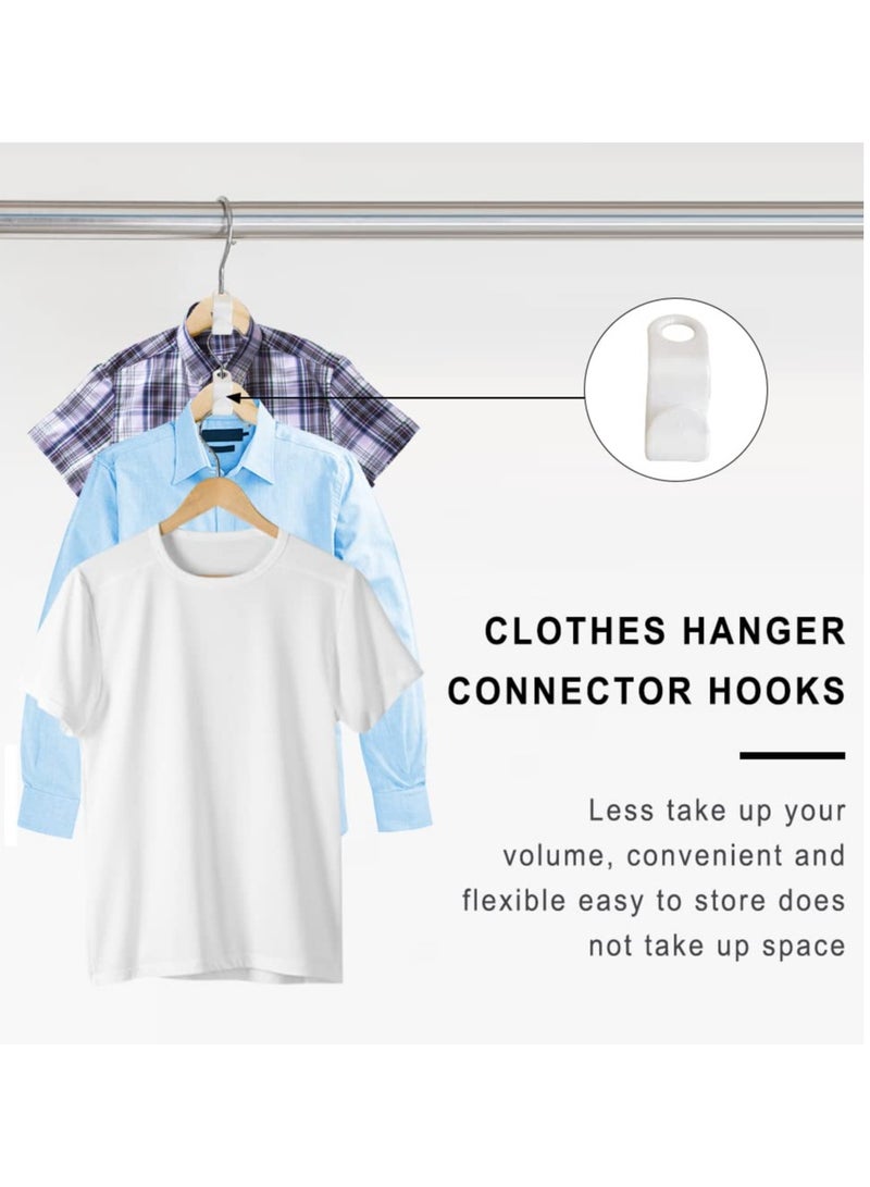 Cobest Hanger Connector Hooks, 72 Piece Cascading Hanger Hooks Hanger Extension Clips Heavy Duty Space Saving Cascading Hanger Hooks Plastic Hooks for Wardrobes, Storage Cabinets - Image 5