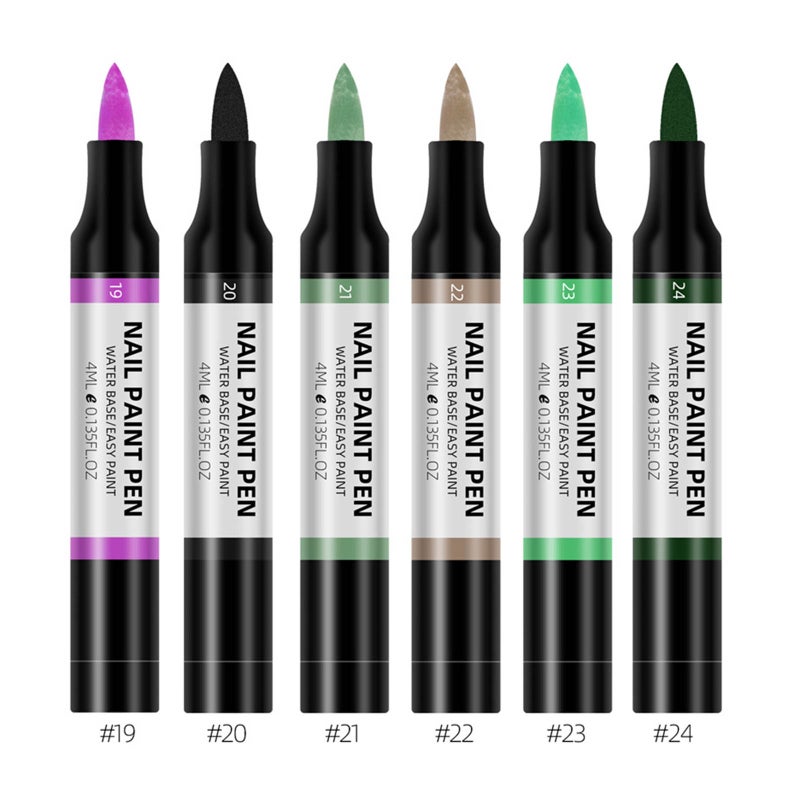 One Step Gel Nail Polish Pen No Base & Top Coat Needed Fast Dry Nail Gel Polish Pen Nail Art Tool for Women Girls Nail Beauty - Image 5