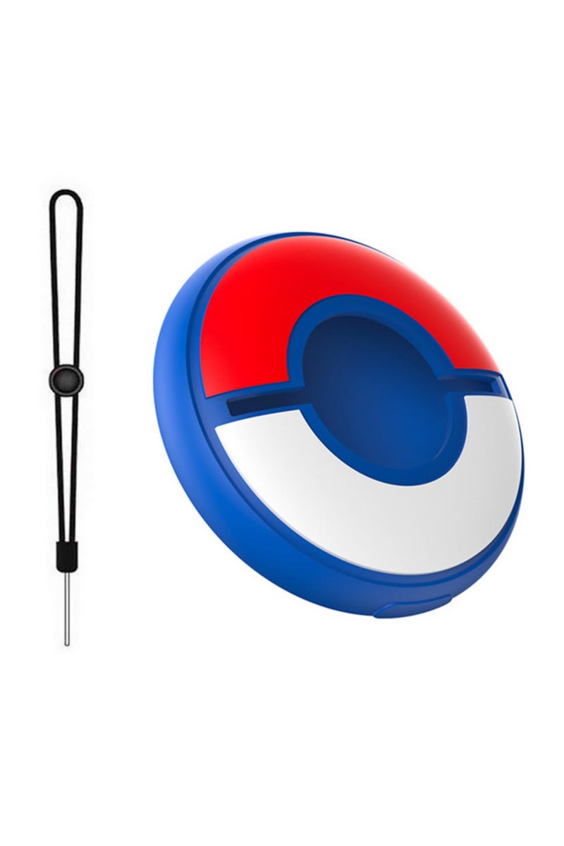 "غطاء سيليكون واقي مع حزام يد لـ Pokemon GO Plus+، مقاوم للماء، مضاد للصدمات، حماية متينة، إكسسوارات ذكية متوافقة مع Pokemon GO Plus+ - أزرق" - Image 1