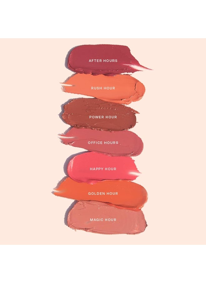 TOWER 28 - Beachplease Luminous Tinted Balm, Power Hour, Multi-Purpose Cheek And Lip Cream Blush In Terracotta, Dewy Finish, Green Tea And Aloe Vera Extract - Image 1