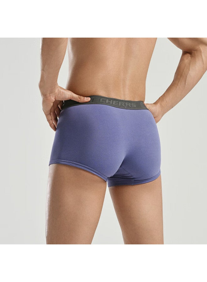 Skechers Men's 7a Antibacterial Seamless Cotton-feel Boxer Briefs Loose Fit Plus Size - Image 2