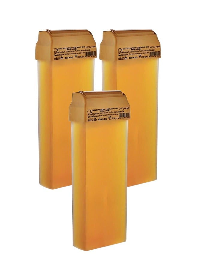 SkinSystem 3 Pieces Skin System Roll Wax With Honey 100ml - Image 1