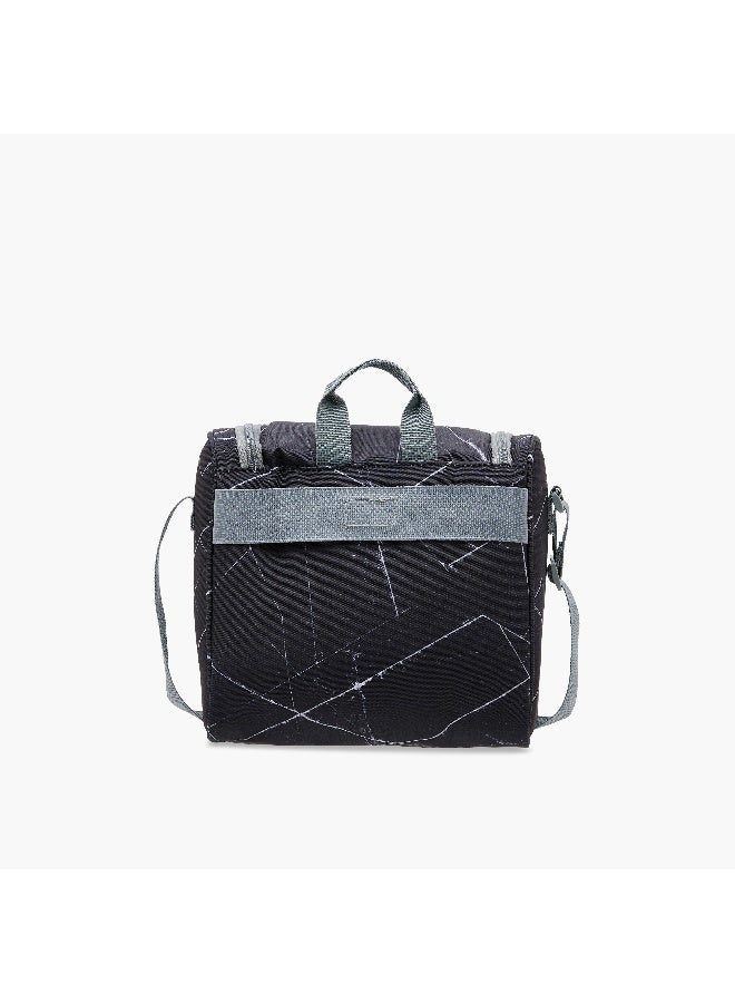 KAOS Lunch/Cooler Bag-Atomic-1 Cmprt -Geometric- (Pu) \ 24X25X13 - Image 3
