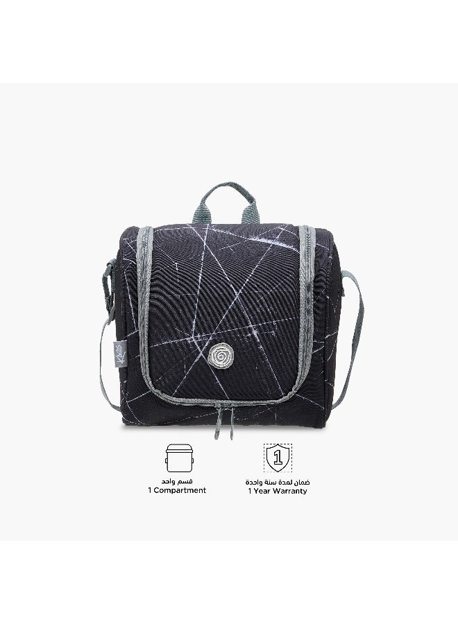KAOS Lunch/Cooler Bag-Atomic-1 Cmprt -Geometric- (Pu) \ 24X25X13 - Image 4