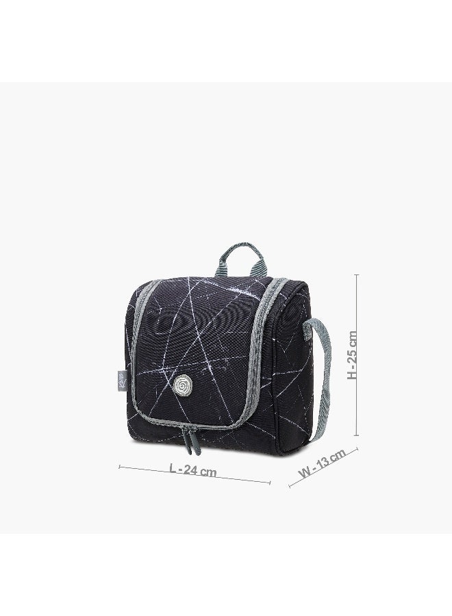 KAOS Lunch/Cooler Bag-Atomic-1 Cmprt -Geometric- (Pu) \ 24X25X13 - Image 2