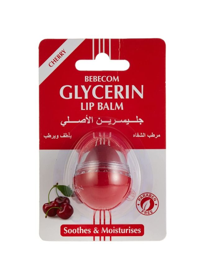 Bebecom Glycerin Lip Balm Cherry Moisturizes And Soothes 10g