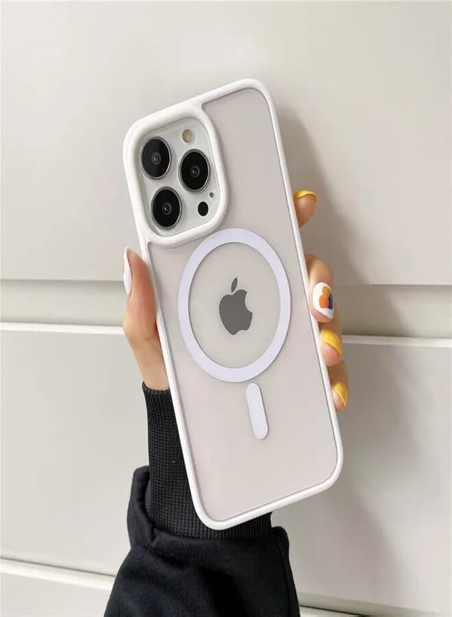 Next Clear Case Compatible with iPhone 13 Pro Max, Support Wireless Charging and Fast Charging, Ultra Thin Shockproof Anti-Yellow Phone Case Compatible with iPhone 13 Pro Max 6.7 inch (White)