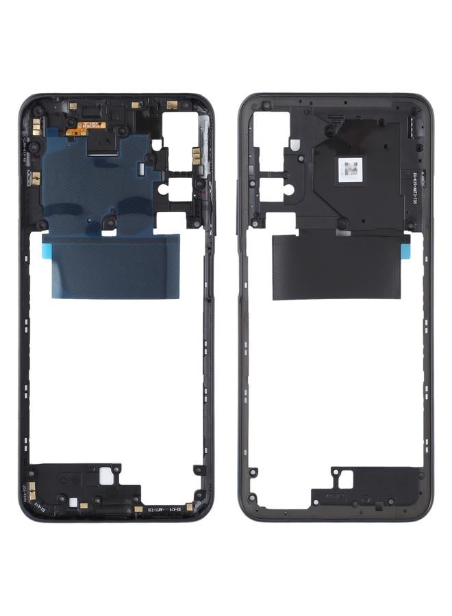 Original Middle Frame Bezel Plate for Xiaomi Redmi Note 10 5G / Redmi Note 10T 5G M2103K19G, M2103K19C(Black) - Image 1