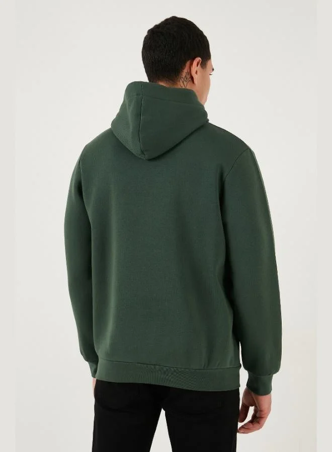 Buratti  Buratti Regular Fit Hooded Kangaroo Pocket Furry Soft Raised Sweat Men's SWEAT 5905281 for Men | Best Price UAE