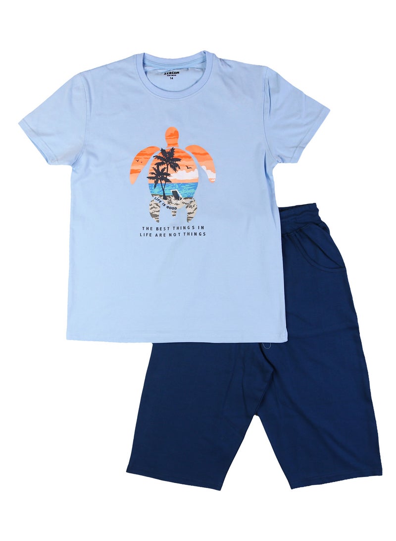 Zercon Summer Pajama Set for Boys 9071 - Image 1