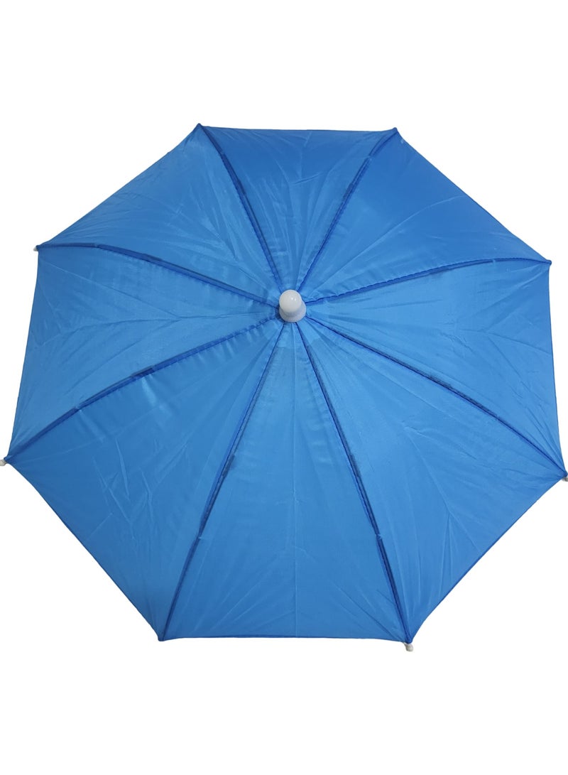 Small head umbrella that attaches to the head without a pole, suitable for Hajj, Umrah, and working under the sun - Image 1