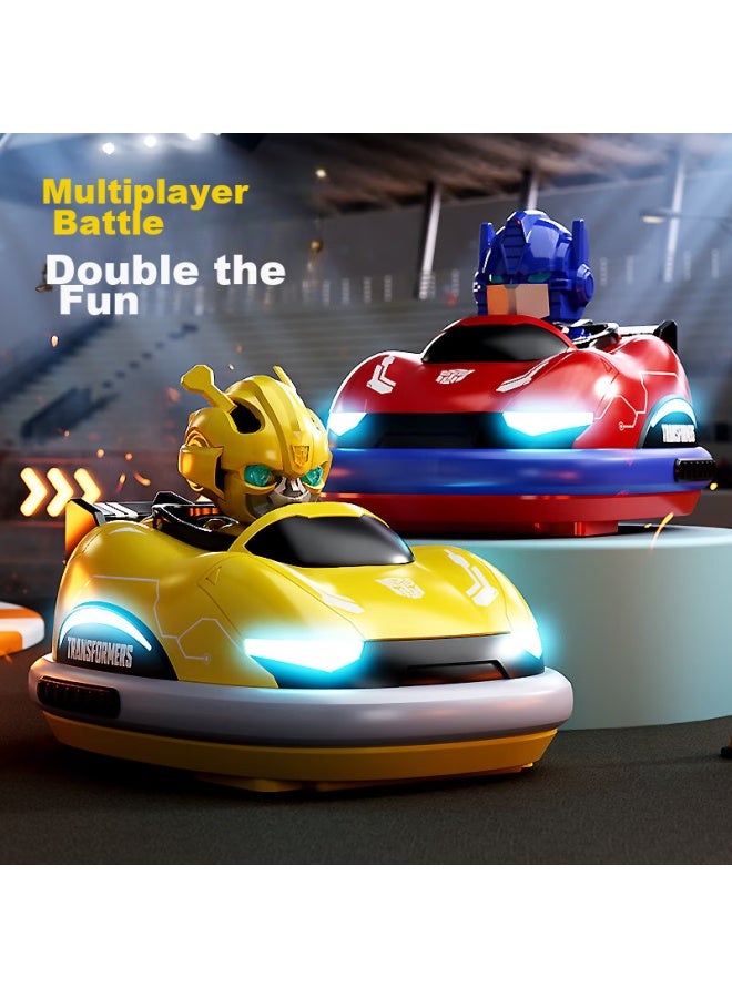 دميانكي التعليم المبكر لعبة تعليمية للأطفال مقاس كبير، سيارة صدام، سيارة تحكم عن بعد، معركة لشخصين، هدية سيارة سباق بين الوالدين والطفل - Image 3