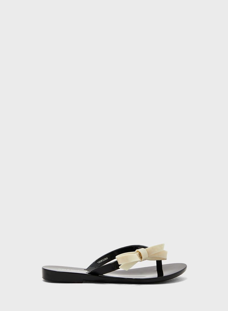 Mini Melissa Kids Harmonic Sweet Flip Flops - Image 1